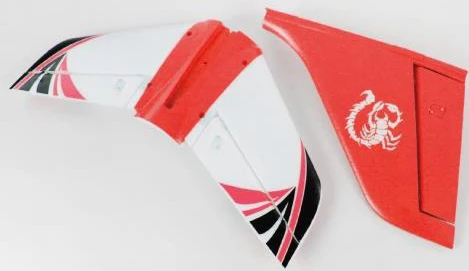 Tail Wing Set for Freewing 64mm Stinger EPO RC Jet FJ10411 03