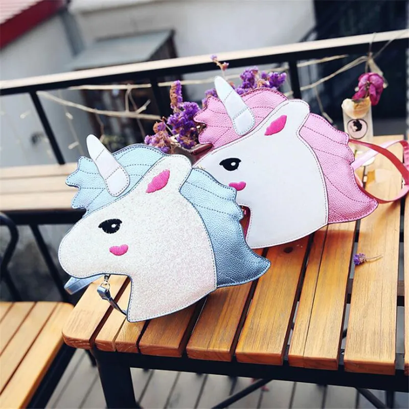 

Japanese Korean New Style Fashion Cute Girls Shoulder Bag Personality Creativity Unicorn Women's Messenger Bag Mobile Coin Purse