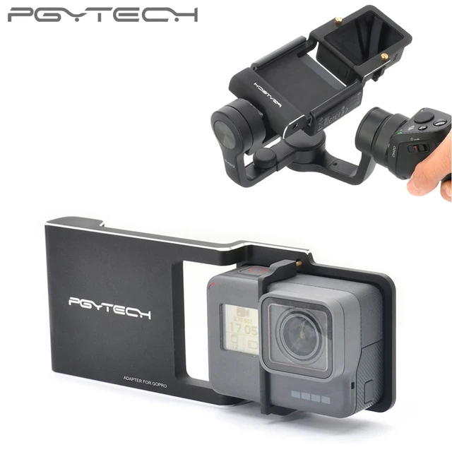 Best Price PGYTECH Adapter for osmo mobile zhiyun Gopro Hero 6 5 4 3 + xiaoyi 4K smooth Q accessory switch mount plate Camera drone parts Best Price PGYTECH Adapter for osmo mobile zhiyun Gopro Hero 6 5 4 3 + xiaoyi 4K smooth Q accessory switch mount plate Camera drone parts