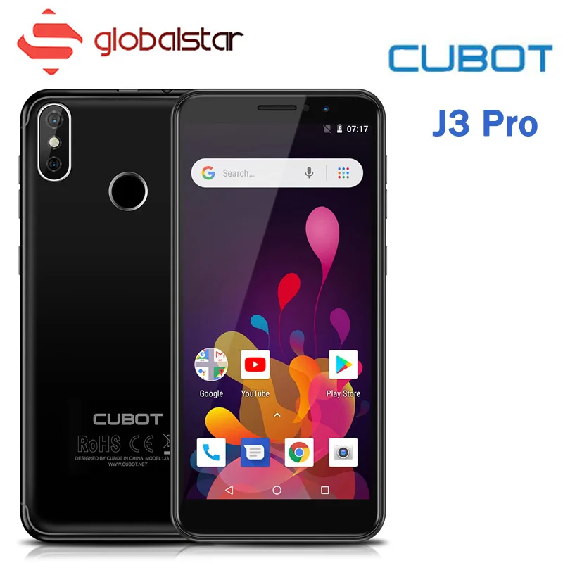 Cubot J3 Pro смартфон 5,5 дюймов MT6739 4 ядра 18:9 Экран Android Перейти мобильный телефон 1G RAM 16G ROM двойная задняя камера мобильный телефон 4G