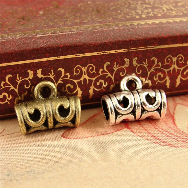 

(100 pieces/lot)Fashion Hang Beads Jewelry Accessories Fit Diy Bracelet A2246 (tibetan silver or antique bronze )