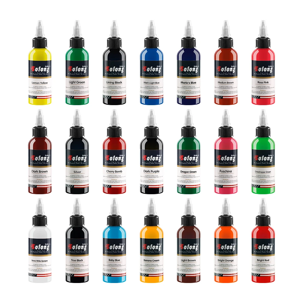 

Stigma 2018 New Designed Solong 21 Colors Set Tattoo Inks Pigment Kit for Tattoo Art Beauty Skin TI302-30-021