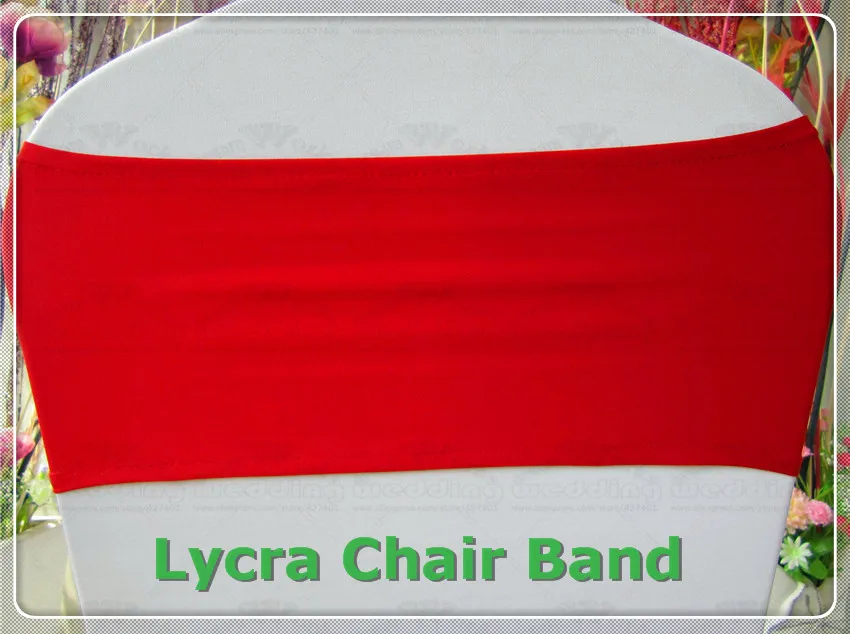 

1/2--34 Colors 100pcs Single Layer Spandex Bands/Lycra/Chair Covers/sashes/Tablecloth Band For Wedding Party Banquet Decorations