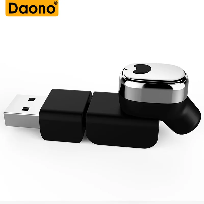 

DAONO E9 Bluetooth Headset Mini Portable Invisible USB magnetic charging earphone Handsfree Earbuds With Mic auriculares