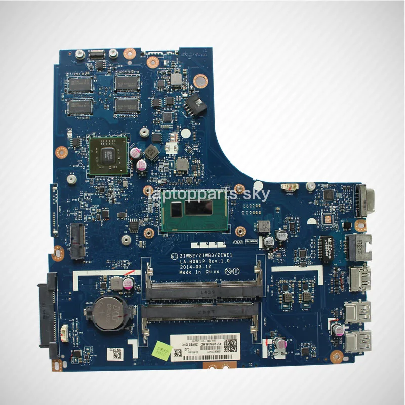 

Original new For Lenovo B50-70 laptop motherboard ZIWB2/ZIWB3/ZIWE1 LA-B091P DDR3 with I3-4030 CPU mainboard