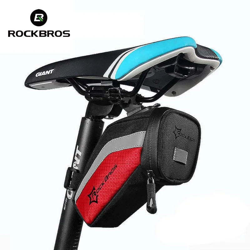 

RockBros Bike Bag Reflective Mountai Road Folding Bicycle Bag Cycling Back Rear Seat Tail Bag Bike Accessories Bisiklet Aksesuar