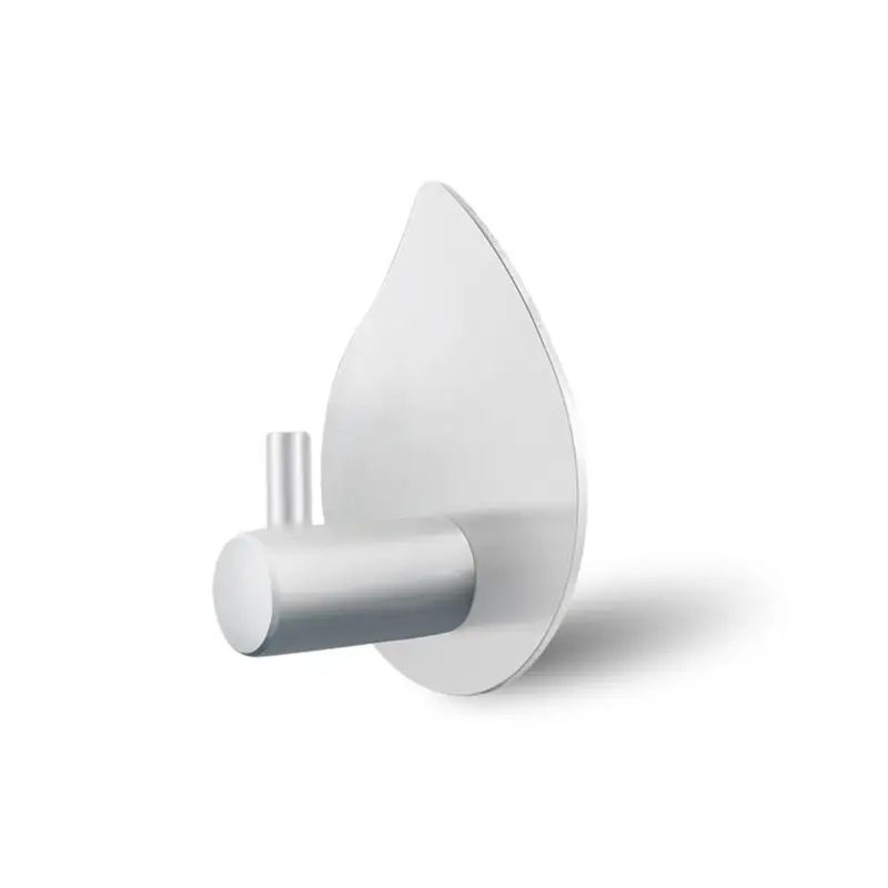

1/4pcs Stainless Steel Self Adhesive Hanger Sticker Wall Door Hook Holder For Towel Hat Coat Rack Bathroom
