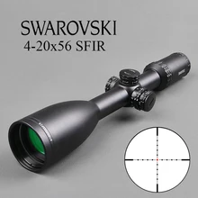 Swarovskl 4-20x56 SFIR оптические прицелы Mil Dot glass Crosshairs охотничьи прицелы оптика винтовка прицел тактическая воздушная винтовка Охота