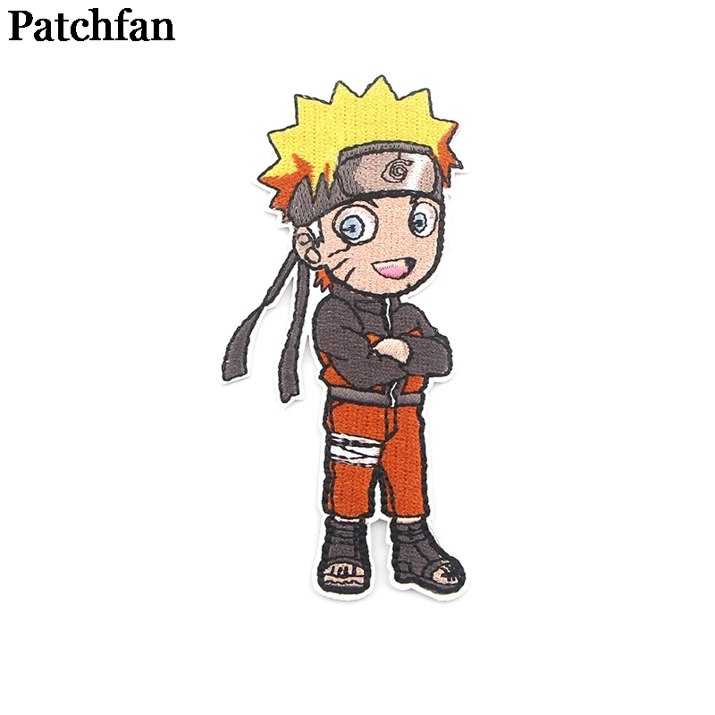 Patchfan Аниме Вышитые заплаты значки лоскутное шитье куртка с аппликацией из