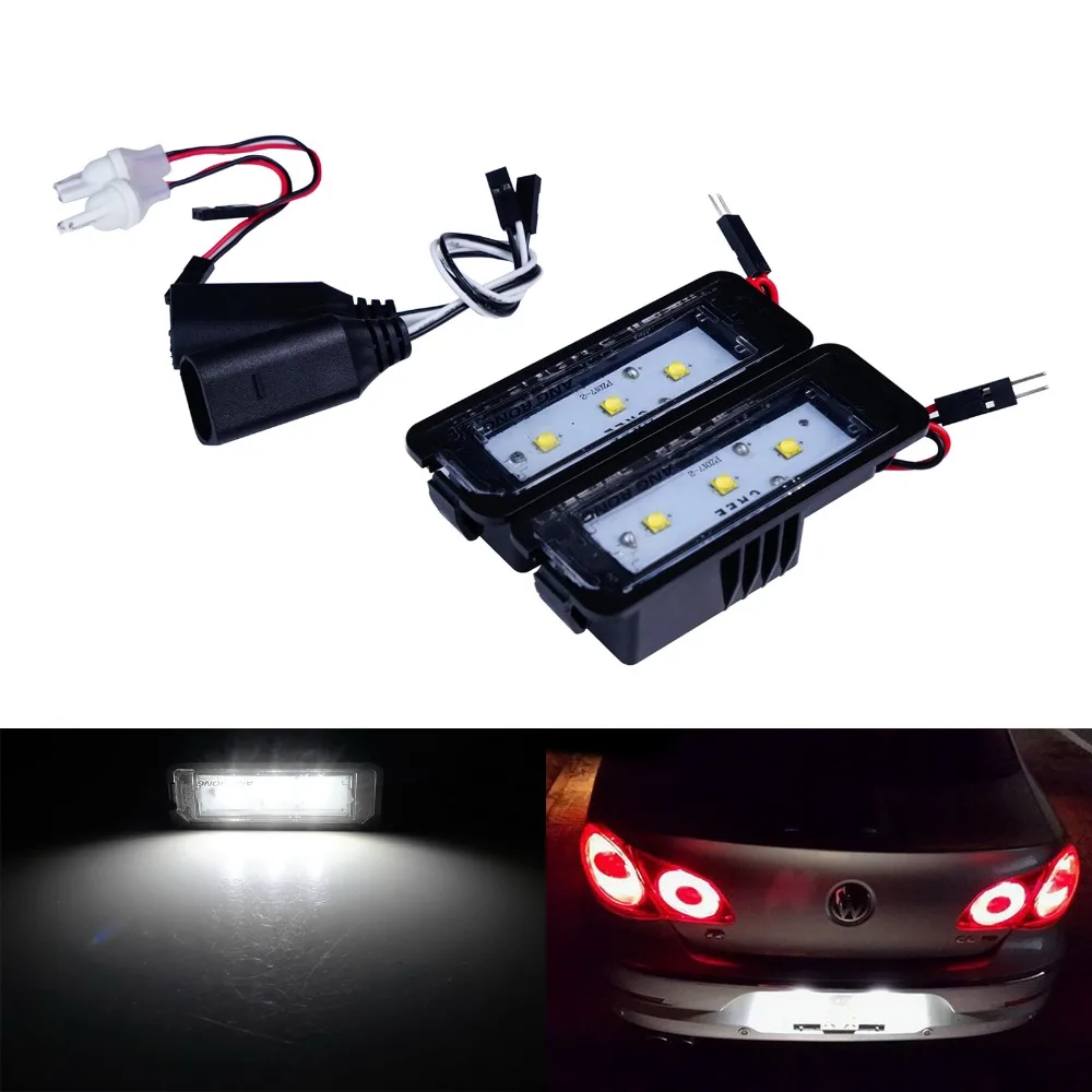 seat leon number plate light