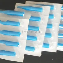 300 шт R, D Pro разные пластиковые одноразовые наконечники для татуировки короткие синие иглы для татуировки наконечники насадки поставка