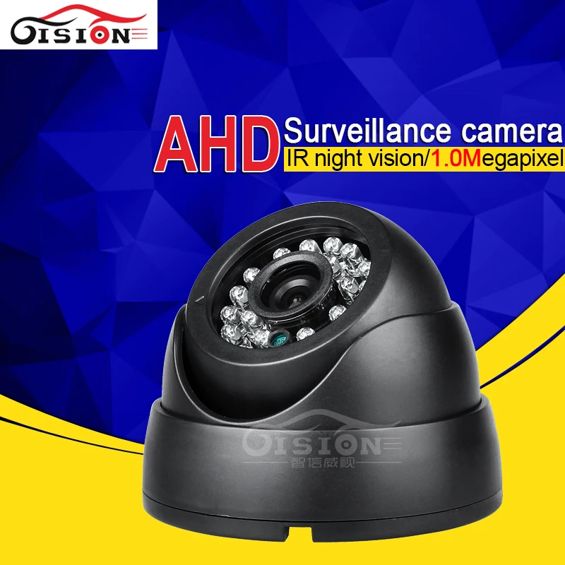 

Cheap Indoor Camera Plastic Dom AHD Car Camera 24 LED Night Vision CCTV Bus Security System Monitoring High Quality Camera