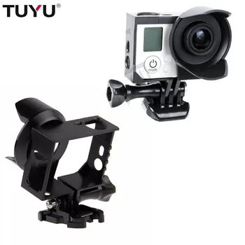 

TUYU Anti-Exposure Frame Mount for GOPRO4 3+ with Lens Hood Housing Case suit for GoPro HERO 4 3+ Cameras Accessories