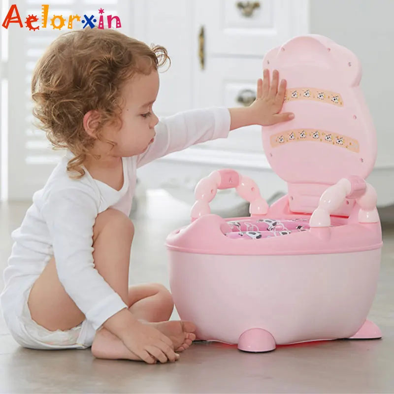 

Animal Cows Baby Potty Toilet Portable Baby Pot Toilet Seat For Kids Potty Training Seat Children's Potty Baby Toilet Baby Pot