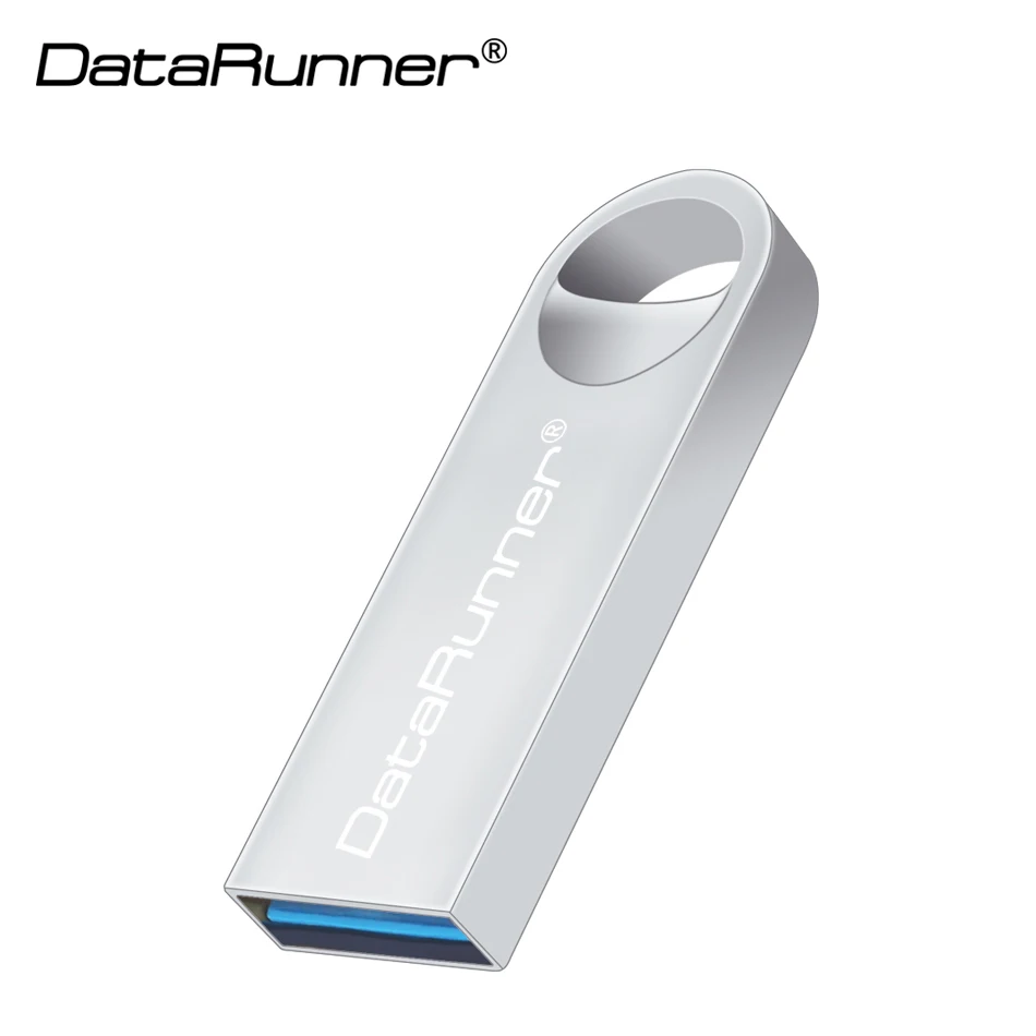 Металлическая USB флешка DataRunner 3 0 Флешка 16 ГБ 32 64 Гб 128 Cle флеш накопитель карта
