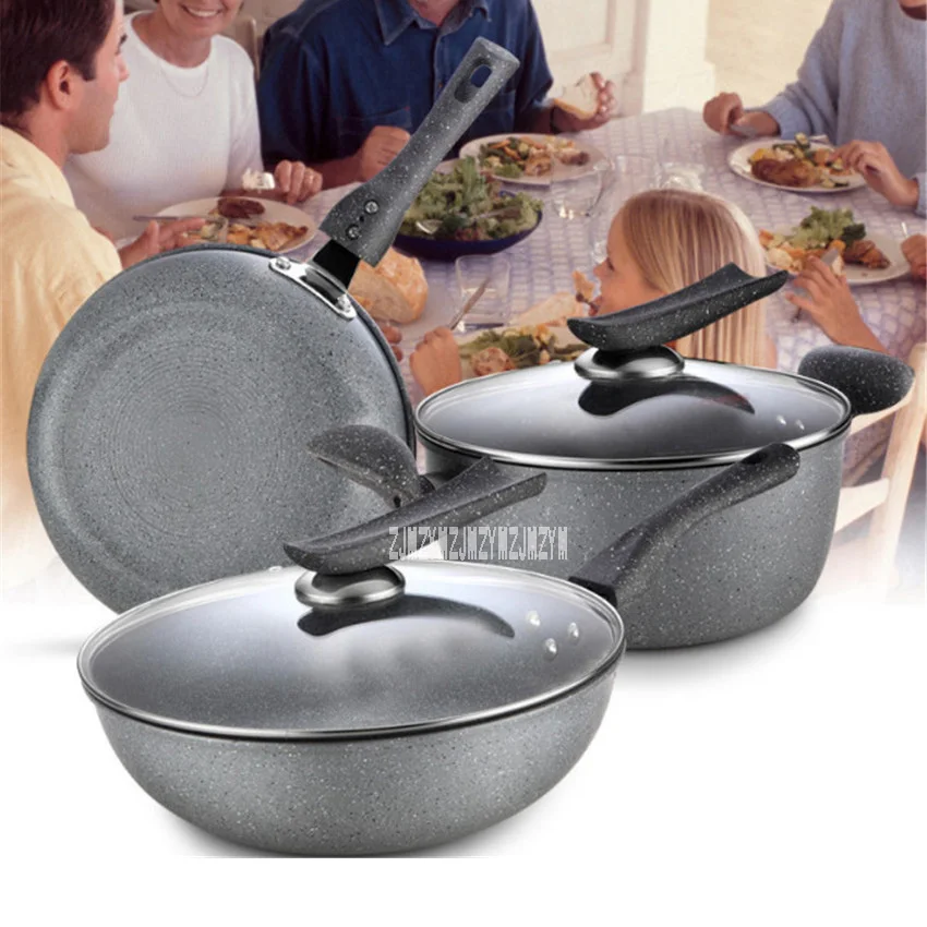 3 piece pot and pan set