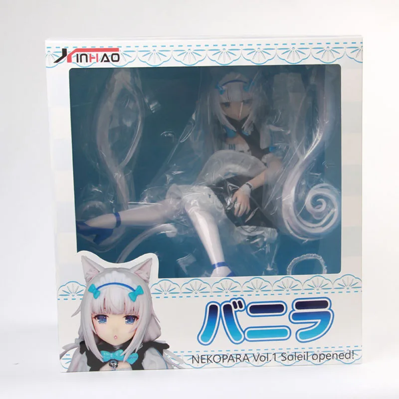GZTZMY Vanilla & Chocolate Cartoon Sexy Cat Girl NEKOPARA Anime Action Figure Maid Sofa Ver Vol.1 Model Sitting toy Doll4