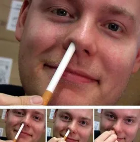 

Interesting Street Magic Show /close-up Magic The Cigarette up The Nose Magic Props Mischief Gary Kosnitzky