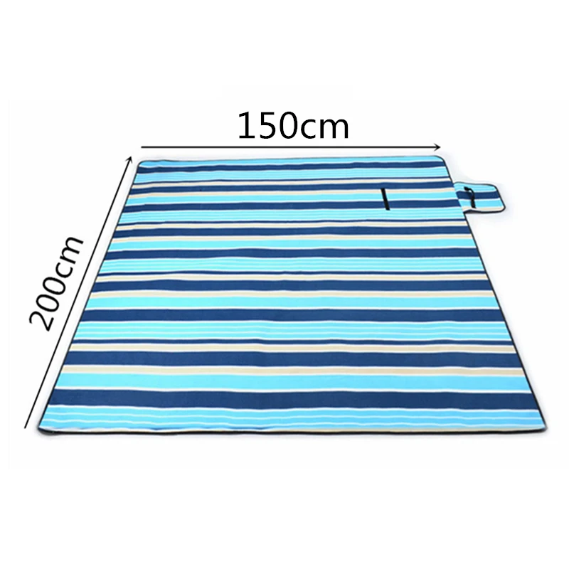 200*150 سنتيمتر في الهواء الطلق للماء مويستوريبروف سجادة التخييم طوي الجلد المدبوغ الطفل تسلق بطانية الشاطئ التخييم حصيرة النوم خيمة حصيرة