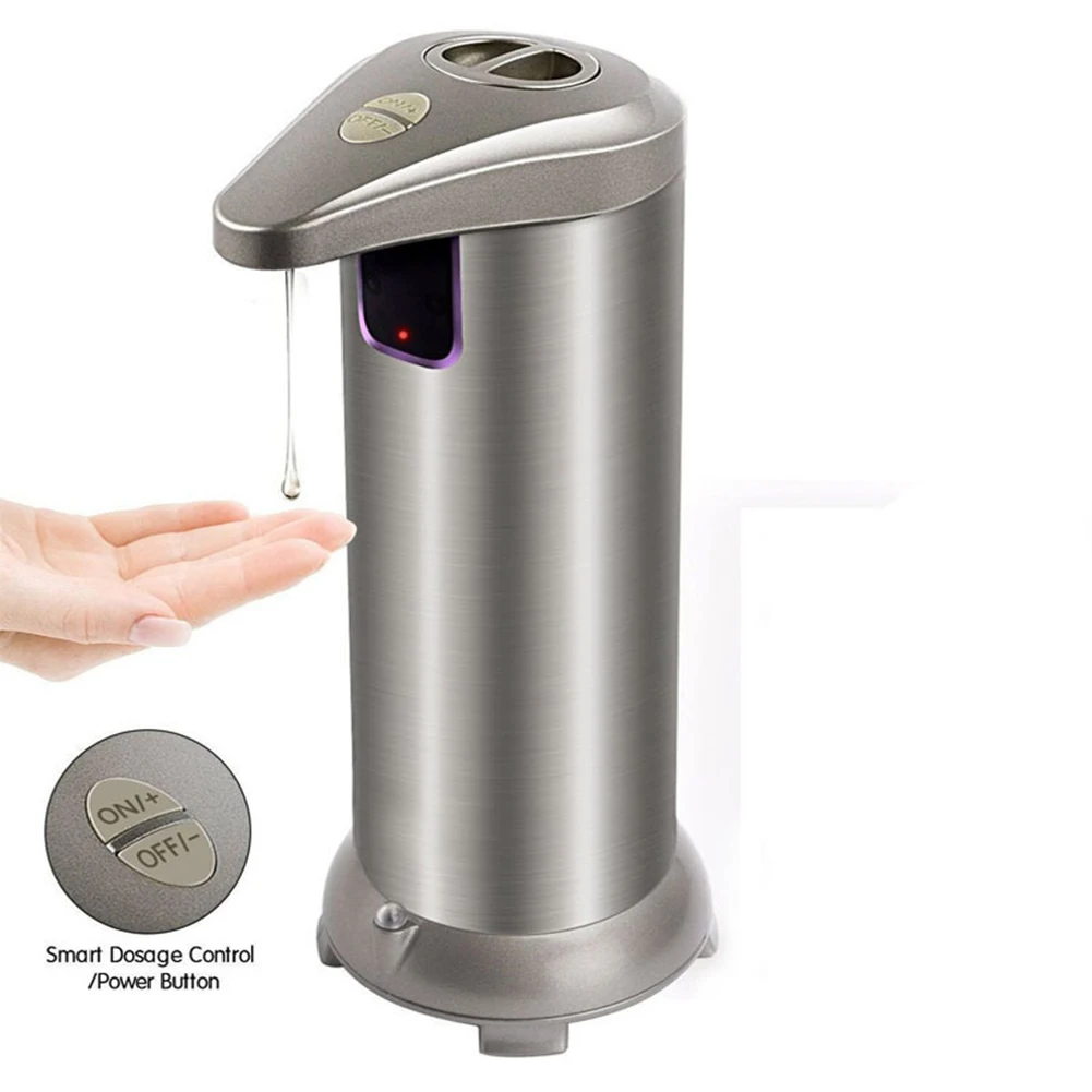 

Smart Sensor Touch Automatic Dispenser 280ml Automatic Liquid Soap Dispenser for Kitchen Bathroom