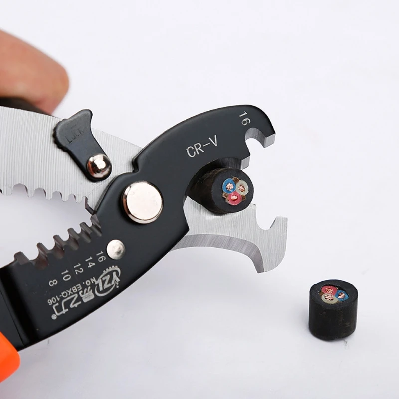  Multifunctional Cable Wire Stripper Cutter Crimper Cutting Pliers Handle Tools - 32855109352