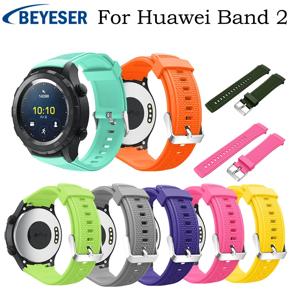 

Replacement Strap For Huawei Watch 2 Wristband Soft Silicone Watch Band Strap For Huawei Band 2 Smart Watchband Wrist Strap Band