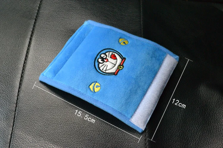 Doraemon автомобиль плюшевая подушка покрытие ремня безопасности зеркало заднего вида ручка ручного тормоза бумажное полотенце коробка для салфеток автомобиль Интерьер мягкая игрушка