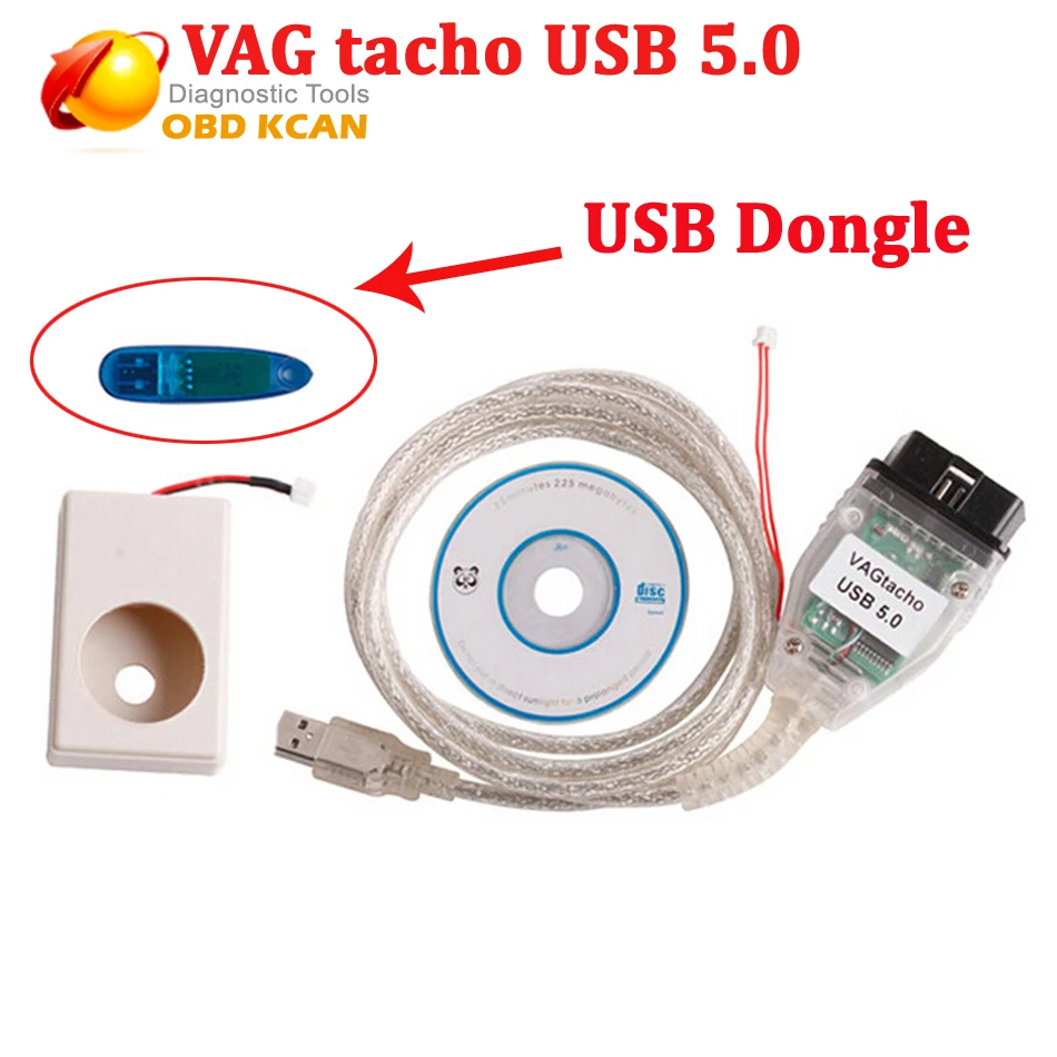 

Vag tacho V5.0 with USB dongle For NEC MCU 24C32 or 24C64 ECU chip tuning tool vag tacho USB version 5.0 vagtacho USB free ship