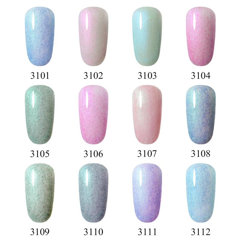 Elite99 10 ML piel sintética Color Gel esmalte de uñas Shell sirena Vernis UV lámpara curado Base superior necesita laca de Gel esmalte