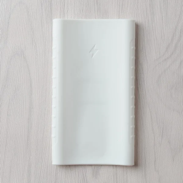 Крышка чехол для Xiaomi Mi 2nd Generation Мощность Банка 10000 мА/ч, силиконовый чехол резиновое покрытие Комплекты внешних аккумуляторов протектор - Цвет: Белый