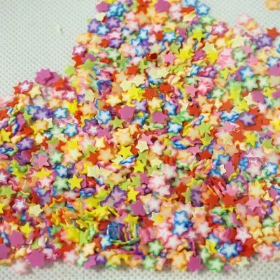 

1000Pcs 5mm Mixed Clay Decoration Polymer Clay Nail Sticks Flatback Cabochon Scrapbook DIY Accessories Buttons