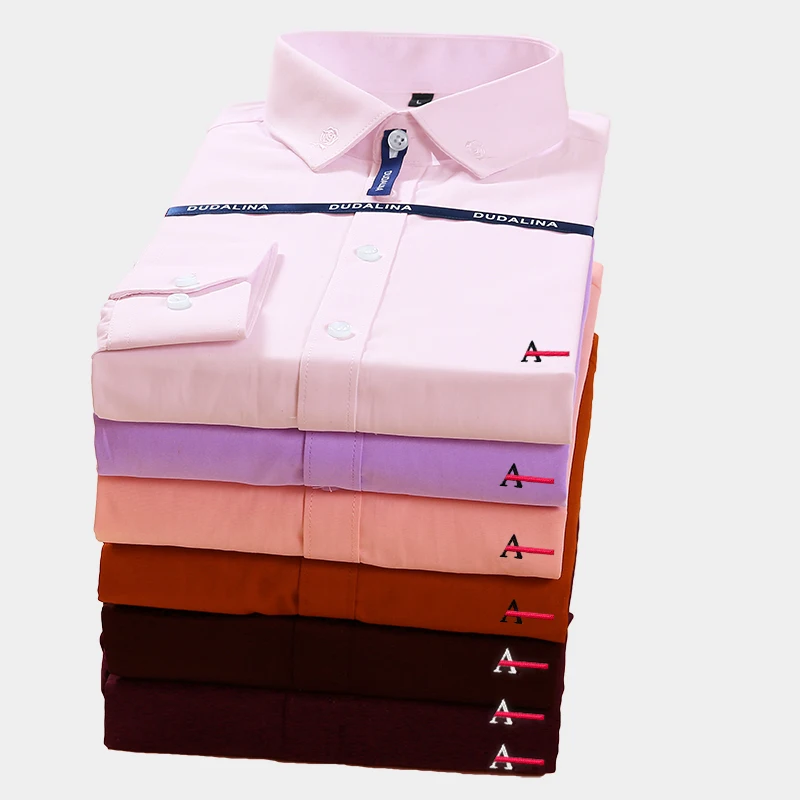 أراميس سيرجيو K Dudalina الرجال قميص Camisa الغمد الاجتماعي 2019 الرجال قميص التطريز شعار طويلة الأكمام الأعمال عارضة قمصان الرجال