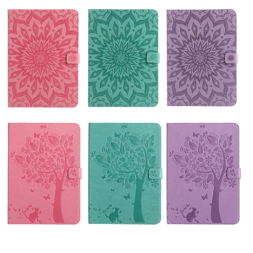 

Leather Flip Case For IPad Pro 12.9 2018 Case Silicone Soft TPU For Apple IPad Pro 12.9 inch 2018 Back Cover Flower Tree Etui