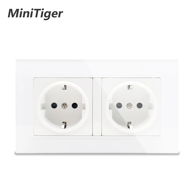 Minitiger biały luksusowe szklane panel zasilanie ścienne podwójne gniazdo wtyczka uziemione 16A standard ue elektryczne podwójne gniazdko 146 mm * 86 mm tanie i dobre opinie Stojący Styl Domy ogólnego przeznaczenia Prostokątne MT-P8-146GPW 146 mm*86 mm Brak Standardowy uziemienie White Black Minitiger biały luksusowe szklane panel zasilanie ścienne podwójne gniazdo wtyczka uziemione 16A standard ue elektryczne podwójne gniazdko 146 mm * 86 mm tanie i dobre opinie Stojący Styl Domy ogólnego przeznaczenia Prostokątne MT-P8-146GPW 146 mm*86 mm Brak Standardowy uziemienie White Black