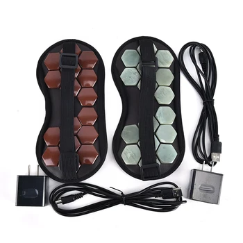 

Nature Jade Stone Germanium Tourmaline Sleep Face Eye Mask New Physical Therapy For Travel Office Use Hot Sale