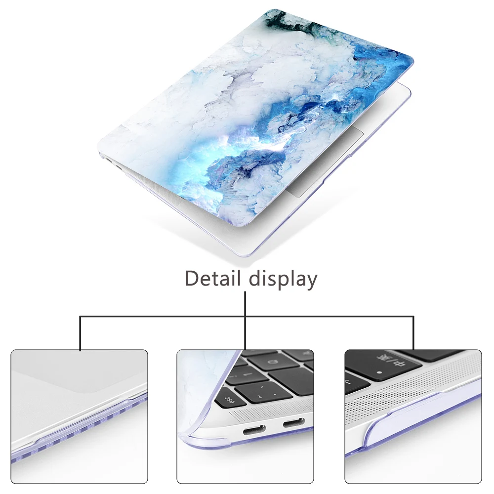 Чехол Redlai для MacBook Pro 13 16 дюймов сенсорная панель 2020 A2338 A2289 прозрачный мягкий чехол