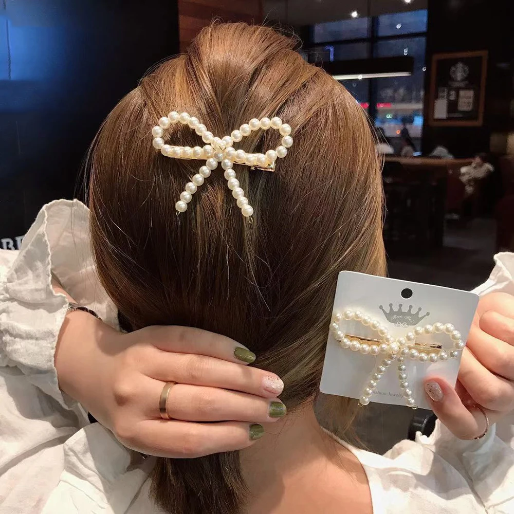 Мода 30 стилей для женщин корейский жемчуг имитация бисера заколка для волос палочка, Шпилька для волос аксессуары для укладки волос ручной работы для девочек