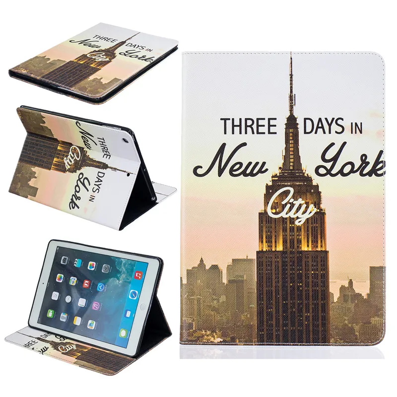 Cute Bear Case PU Leather For Ipad Air Case Butterfly Flower Stand Tablet Cover 9.7 Inch Wallet Fip For Apple Ipad Air 1 Cover (75)