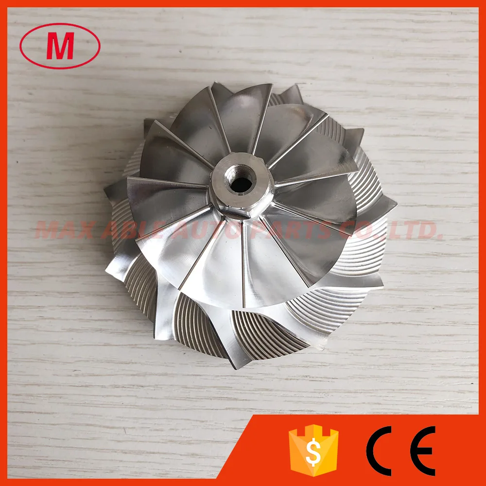 GT3788LVA 11+ 0 лезвия 753610-0004 60,98/88,25 мм высокопроизводительный турбинный заготовка/алюминий 2618 колеса компрессора для Chevy 6.6L