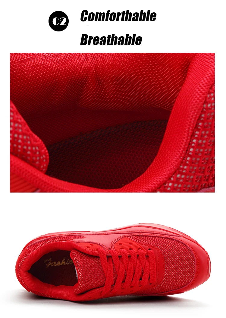 Брендовые женские кроссовки; сезон осень; женская обувь из дышащего сетчатого материала; цвет черный, зеленый, красный; спортивная обувь; Feminino zapatillas mujer Basket Femme