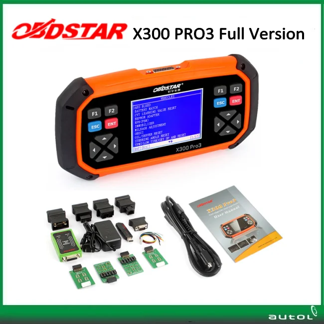 OBDSTAR X300 PRO3 Key Master Full Configuration immobiliser key programm Odometer adjustment EEPROM PIC OBDII EPB Oil reset master b 15 epb
