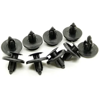 

Door Trim 7mm Exterior Fastener Clip Set Car Black Plastic 50Pcs Bumper Truck Retainer Fender
