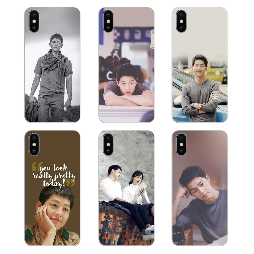For Nokia 2 3 5 6 8 9 230 3310 2.1 3.1 5.1 7 Plus Transparent TPU Cover Bag Korean Song kdrama Yoo Si Jin descendants of the sun |