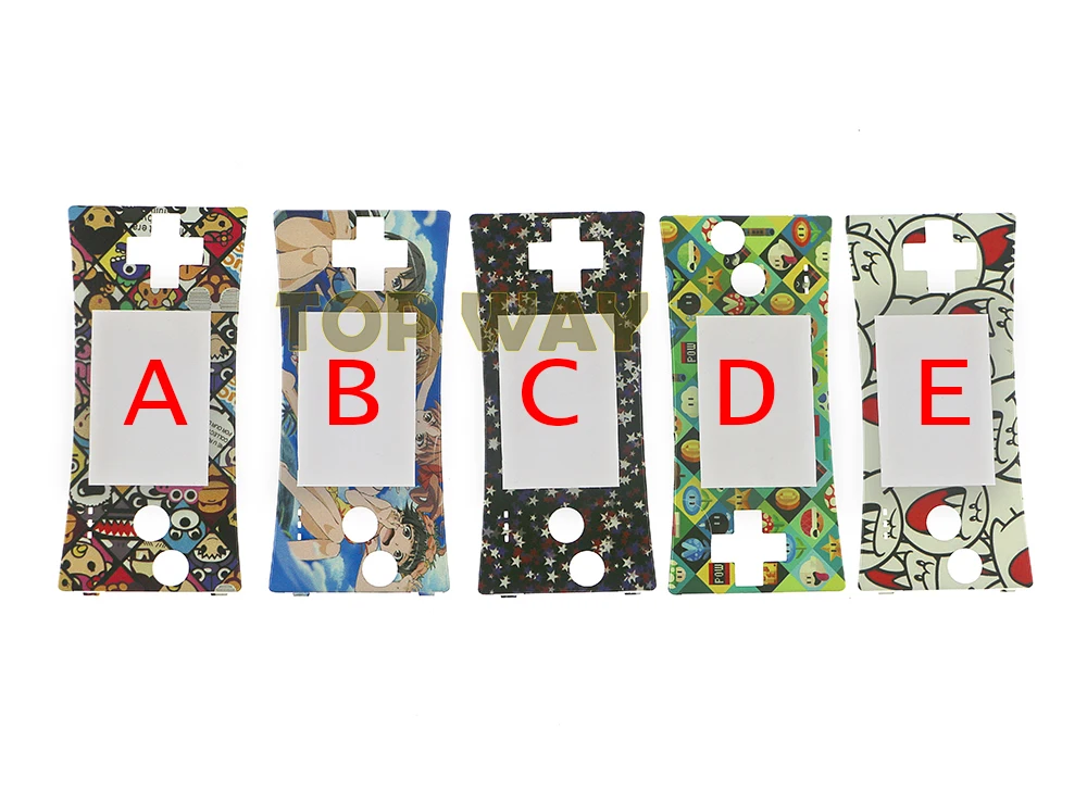 

ChengChengDianWan For GameBoy Micro for GBM Faceplate Cover Case Shell Front Shell Cover Replacement new design