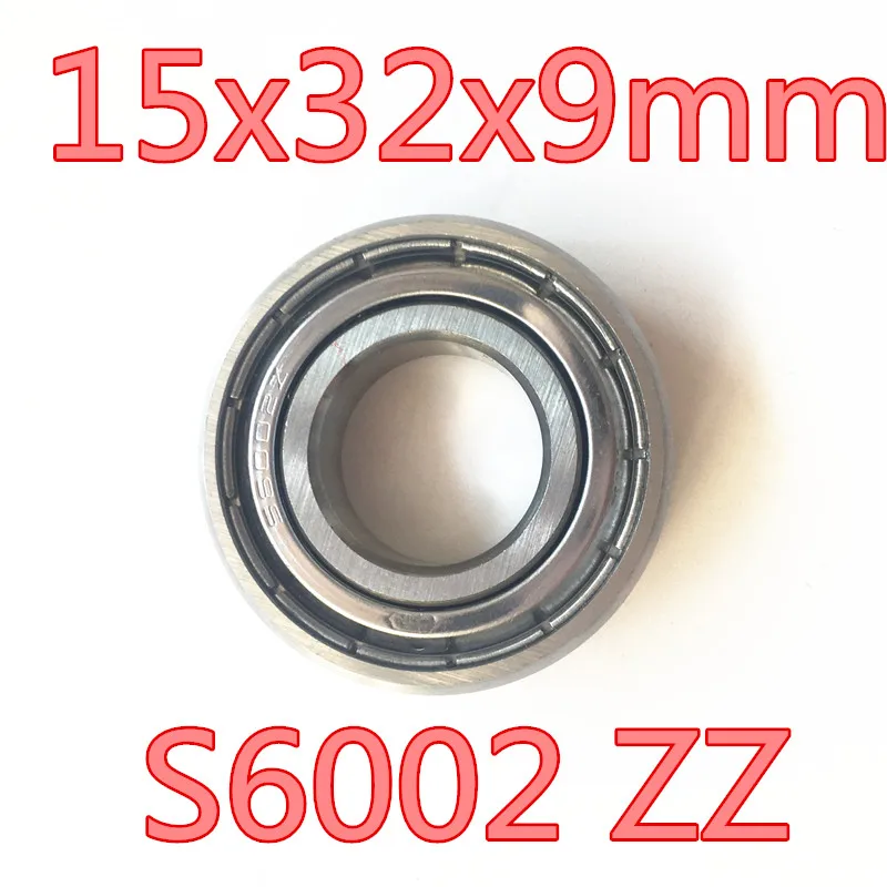 S6002-2z Ss6002zz Sb6002z S6002 6002 нержавеющая сталь 304c глубокий шаровой подшипник 15x32x9 мм
