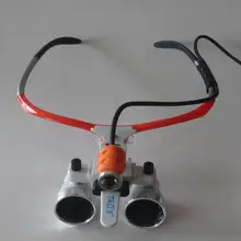 TAO'S светодиодный медицинский Налобный фонарик с 2,5x460 мм рабочее расстояние зубные Хирургические лупы