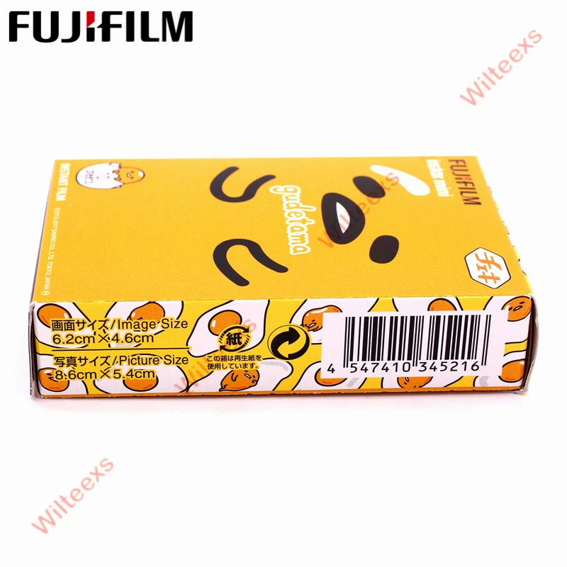 Новинка года Fujifilm Instax Mini 8 9 фильм gudetama 10 листов Фотобумага для Fuji Instant Mini8 9 7 s 25 50 s 70 90 Камера