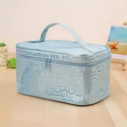 2018 нейлон Для женщин путешествий косметичка Упаковка Кубики косметический составляют мешок упаковки мыть несессер Pack