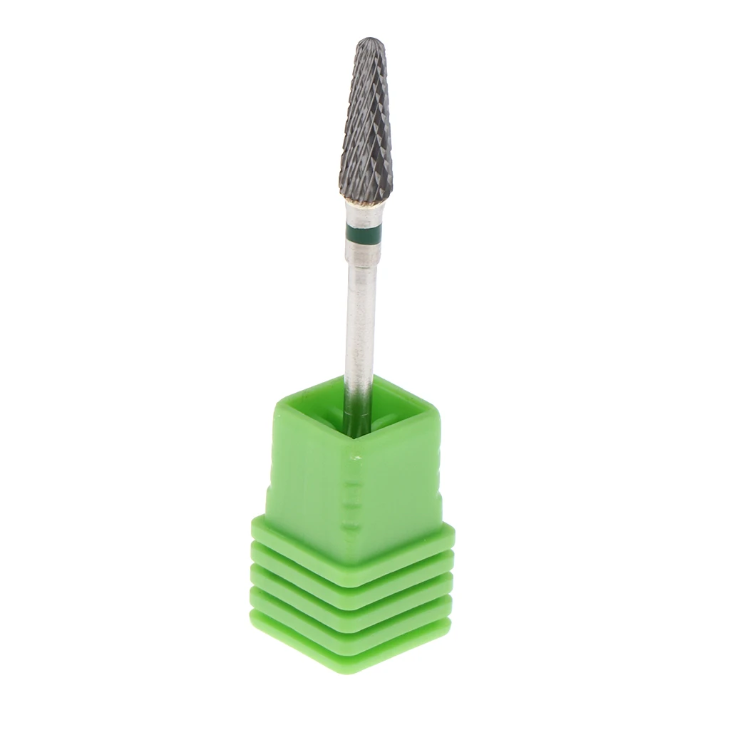 Safe Tungsten steel Nail Drill Bit Cuticle Clean Nail Drill Bits Manicure Drill Bits, for Cuticle Clean, Gel Remove