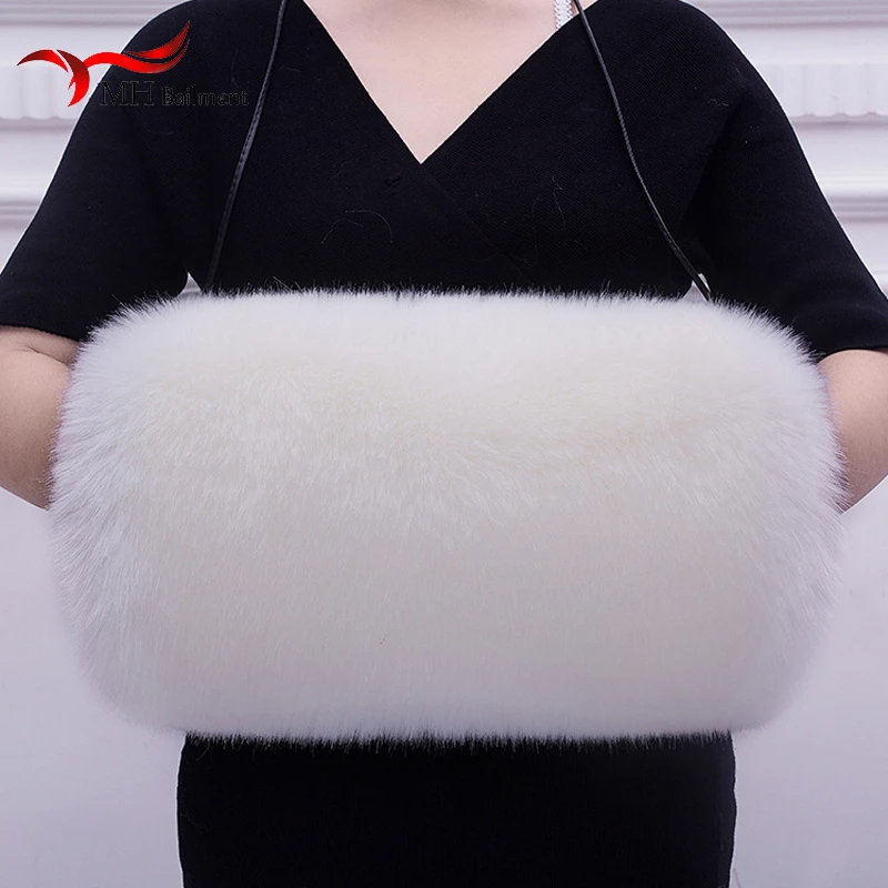  Warm handkerchief winter new thickening imitation fox hair Warm hand treasure artificial fur Warm h